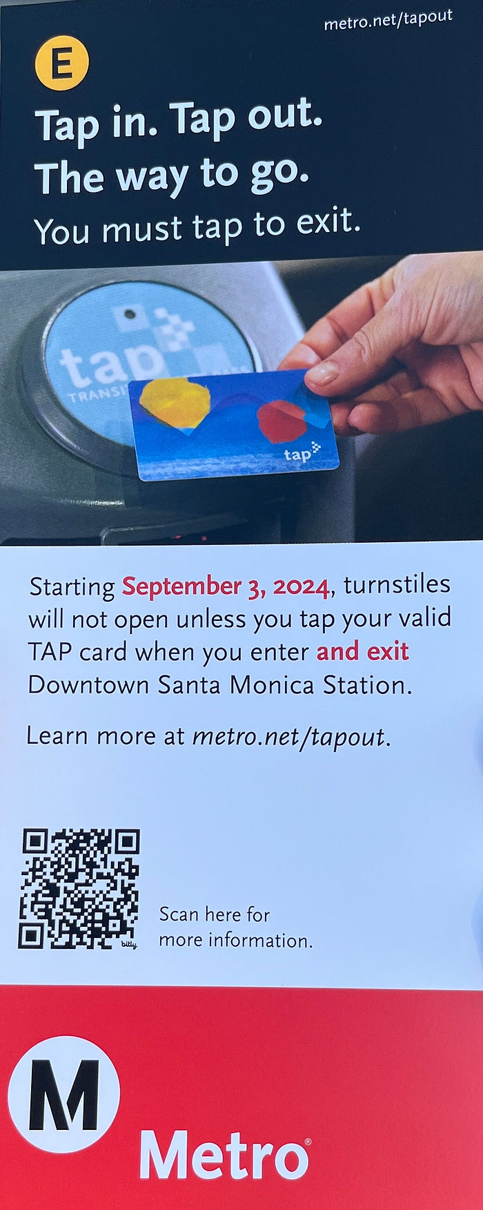 The new pamphlet that is handed out at DTSM